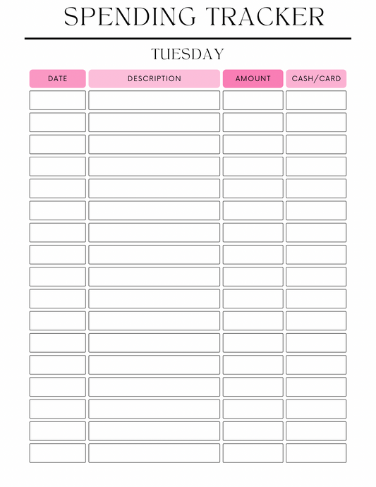 Spending Tracker